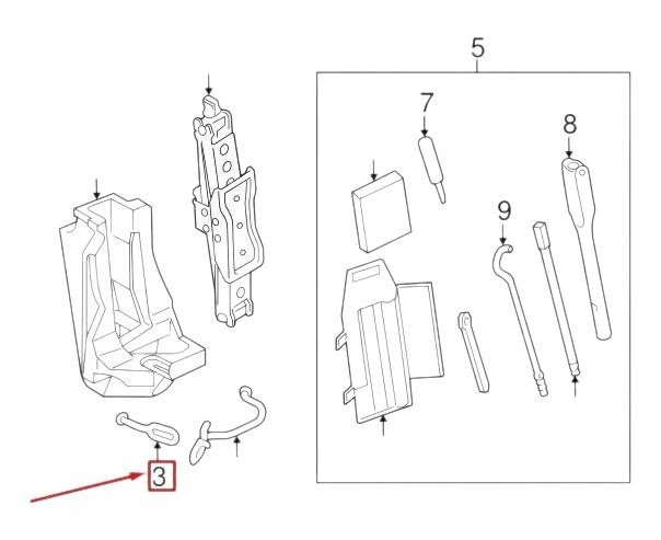фото №2, Ремень удерживающий разъём land rover discovery 4 l319 оригинальный