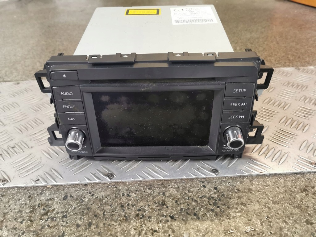 фото №1, Mazda cx-5 оригинальный номер радио cd навигация kd4766dv0b