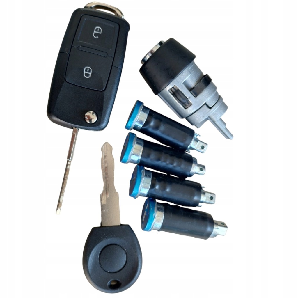 фото №1, Vw t4 t-4 transporter замок зажигания замок набор замки вкладыши дверь pod pilot