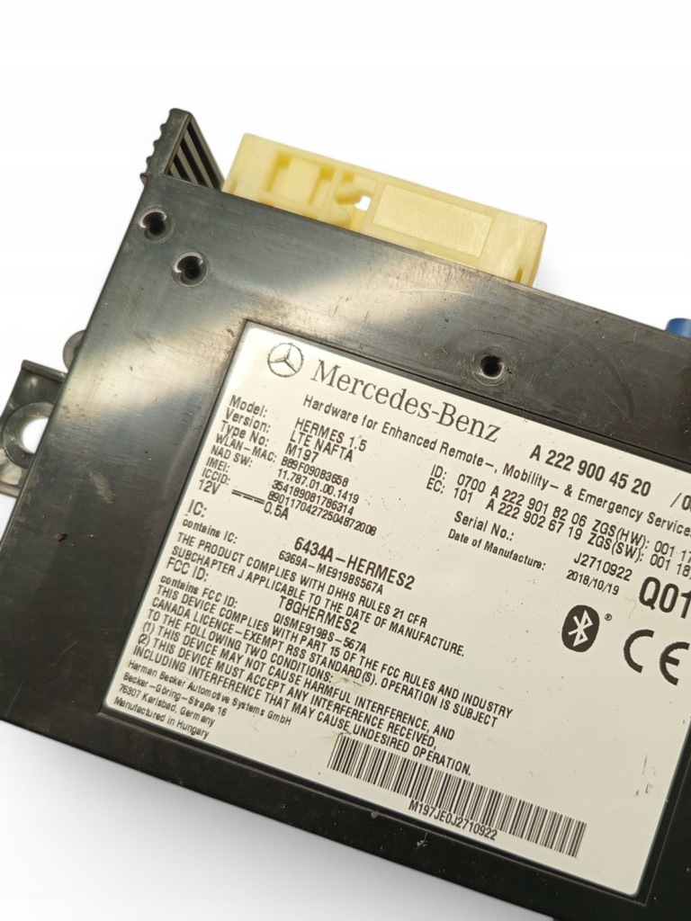 фото №5, Mercedes-benz gla w156 a2229004520 модули комфорта