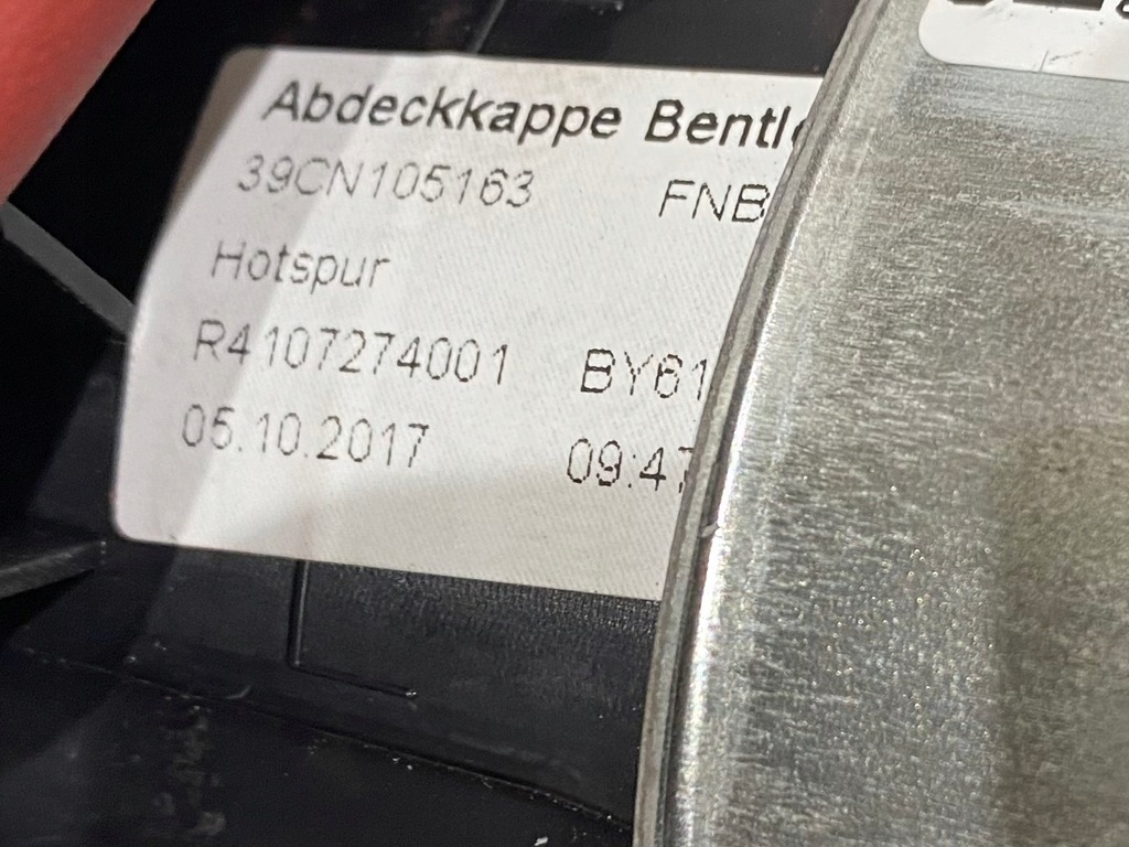 фото №7, Bentley continental gt gtc flying подушка безпеки 3w0880206