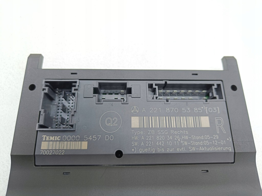 фото №8, Mercedes-benz s w221 2007 модуль / блок управления сиденье