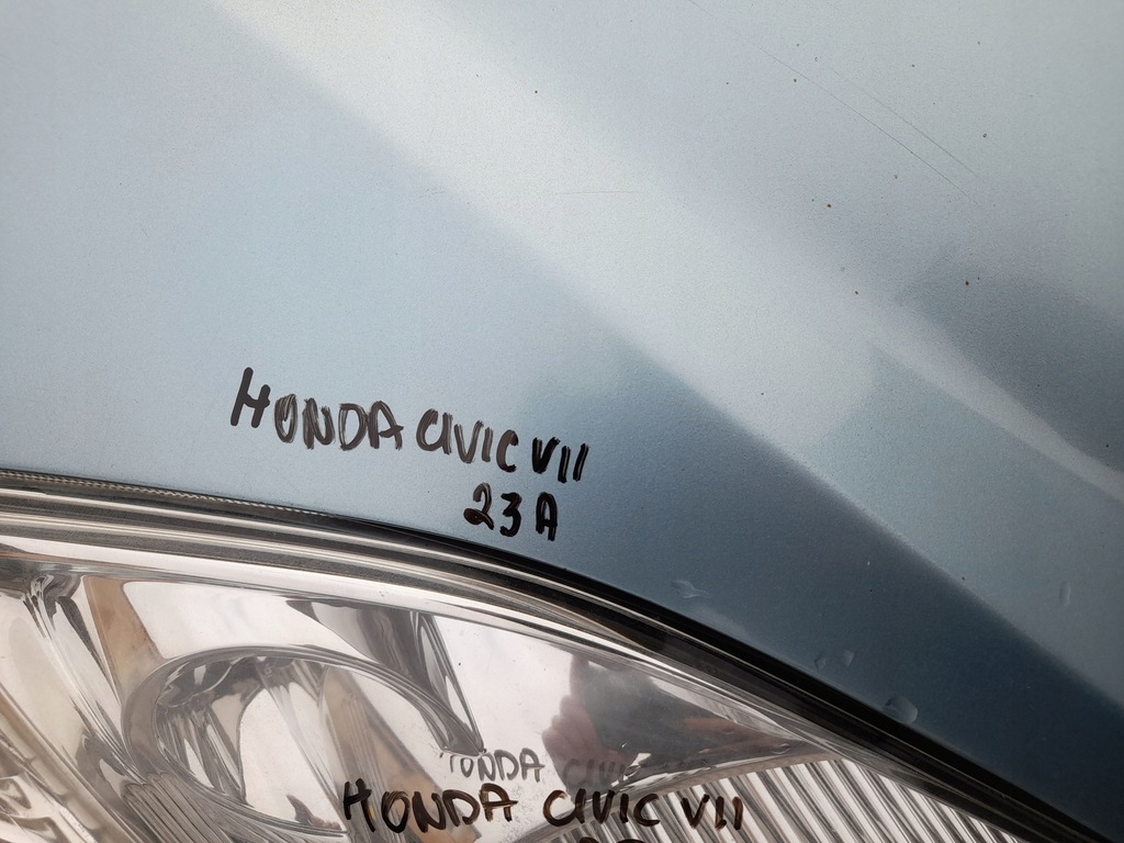 фото №15, Honda civic vii капот кришка двигуна