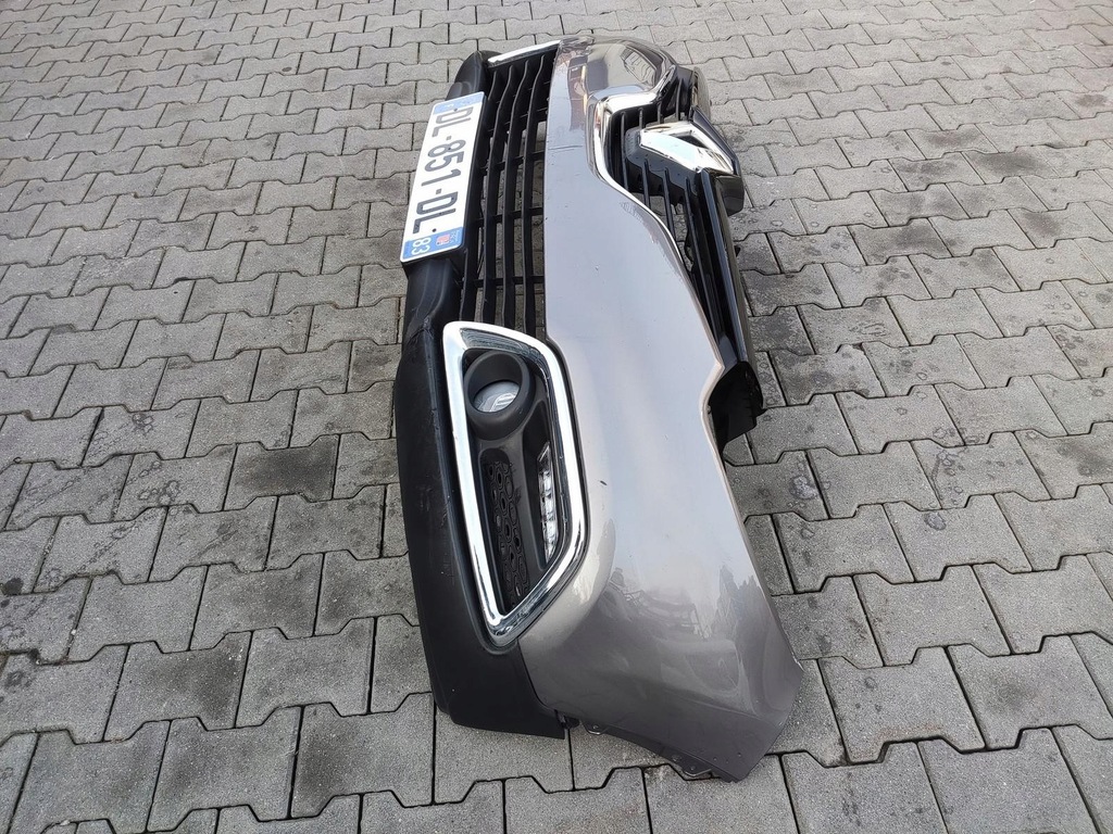 фото №6, Бампер перед kompletny противотуманные фары led drl renault captur i 2013-2016