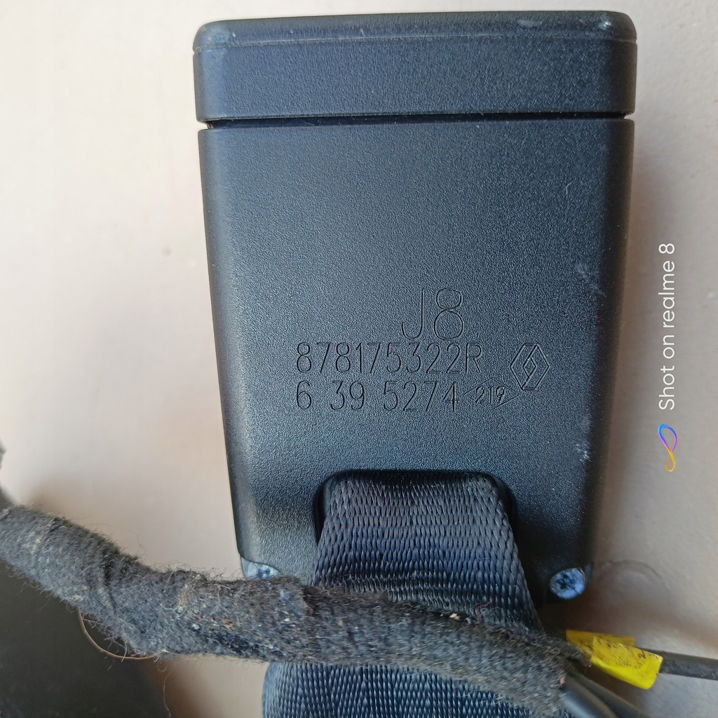 фото №6, Renault megane iv клипса защёлки ремней безопасности задняя 878175322r