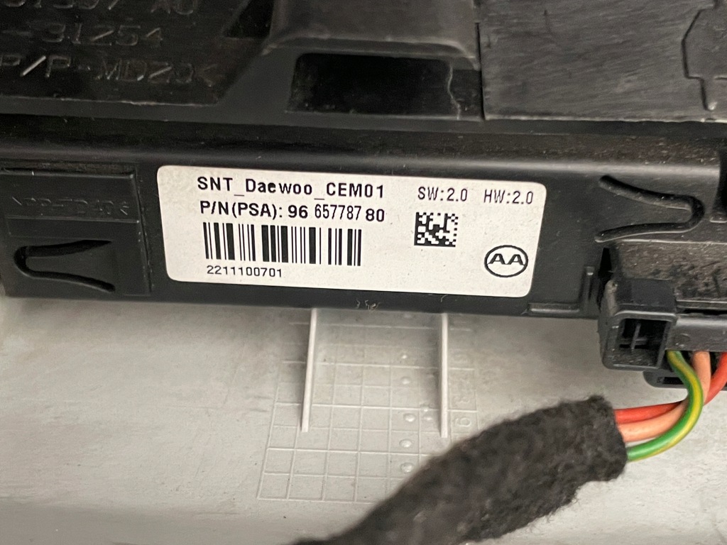 фото №7, Электропроводка жгут потолочный peugeot 508 9675218280