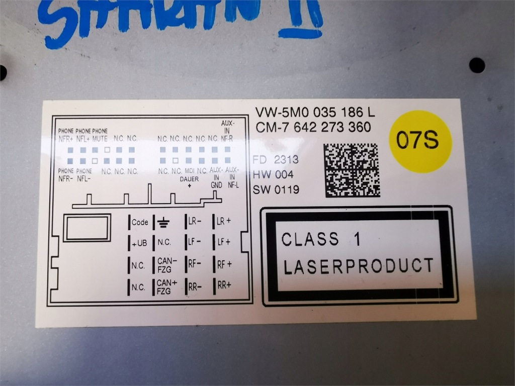 фото №4, Vw sharan ii оригінальні радіо cd 5m0035186l