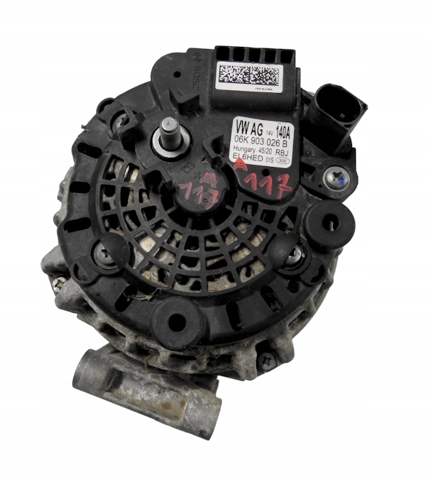 фото №1, A117 генератор vw golf r audi 2.0 tsi 06k903026b