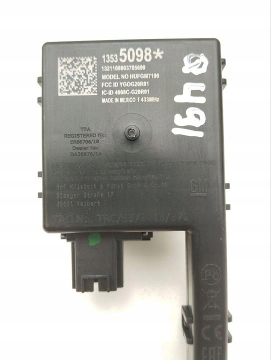 фото №5, Блок управления, система замка центрального chevrolet corvette 2021 13535098