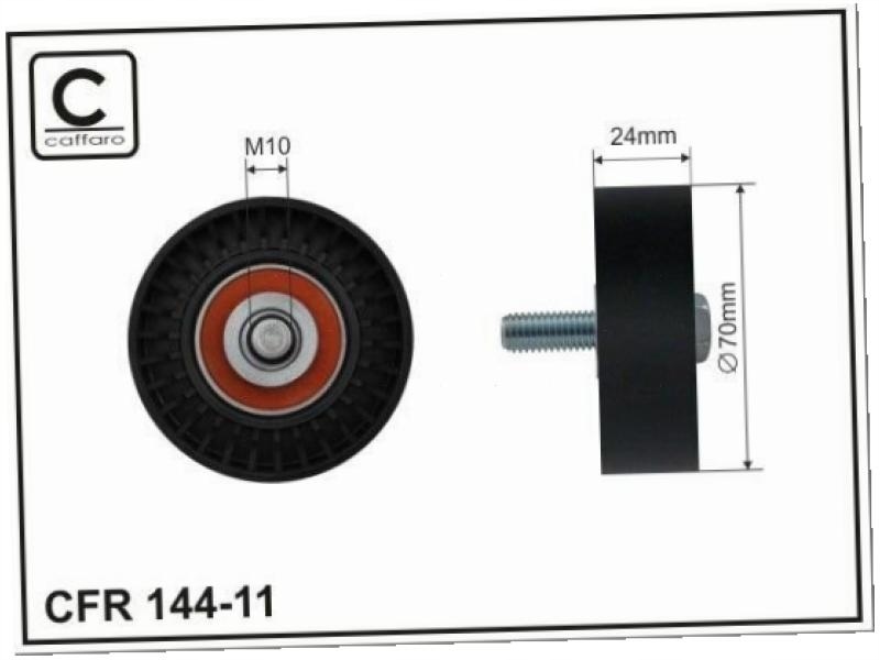 фото №2, Ролик ремінь клиновий ford transit connect 1.8 mazda tribute 2.0