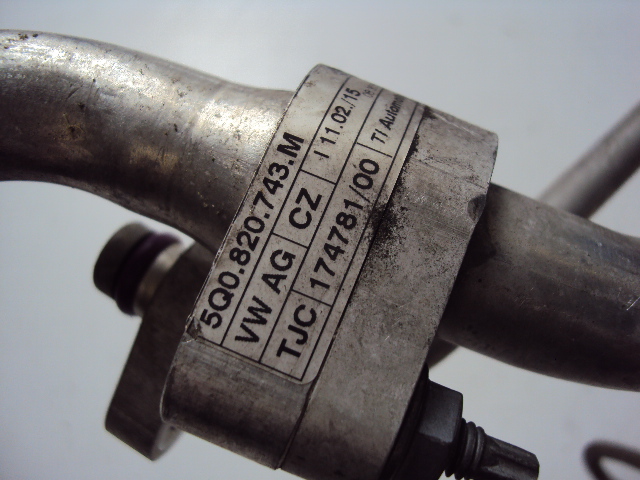 фото №4, Шланг кондиционера vw golf vii passat b8 tdi