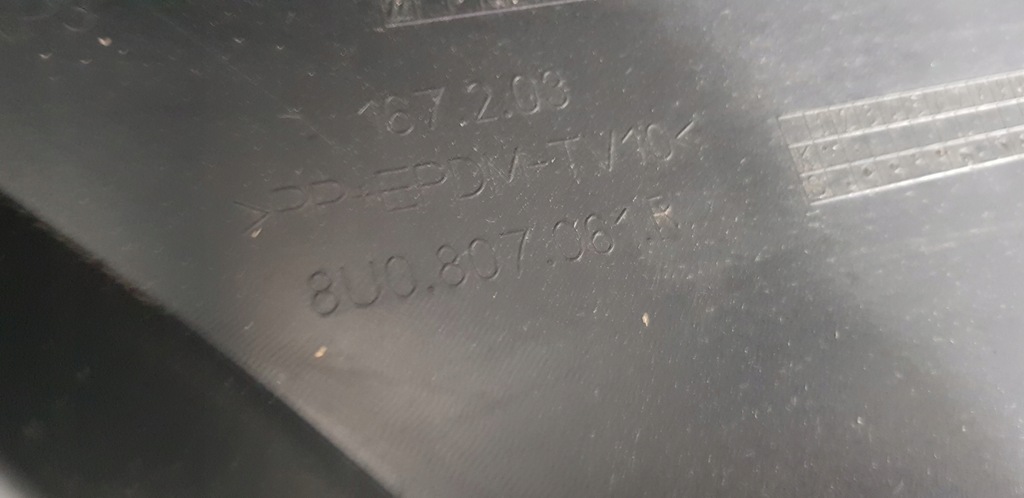 фото №10, Audi q3 8u lift s-line спойлер накладка бампера перед 8u0807061r