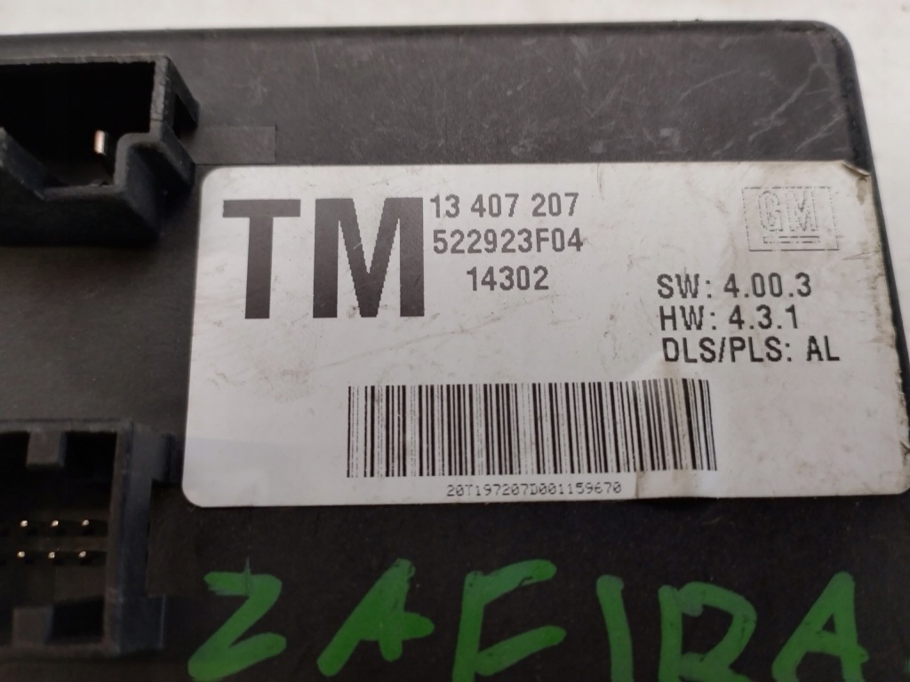 фото №3, Opel zafira c модуль света 13407207