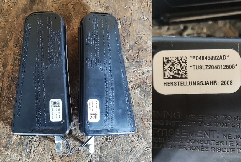 фото №1, Подушка безпеки подушка w сидіння права dodge journey