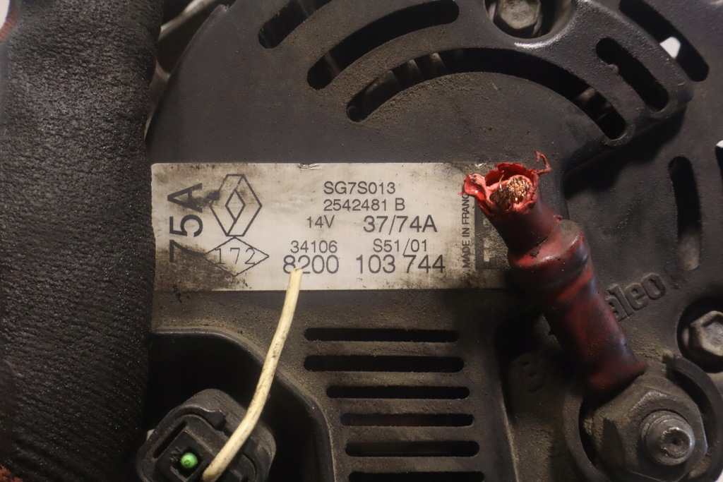 фото №7, Генератор renault thalia i 1.6