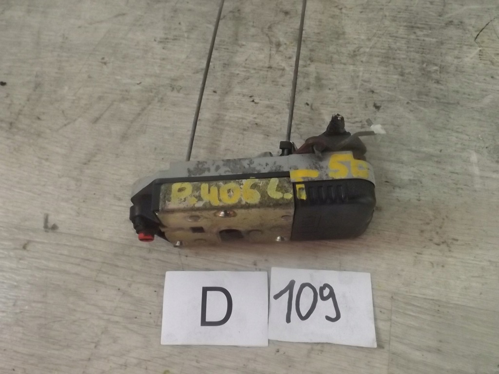 фото №1, Замок дверь левый задняя peugeot 406 5d