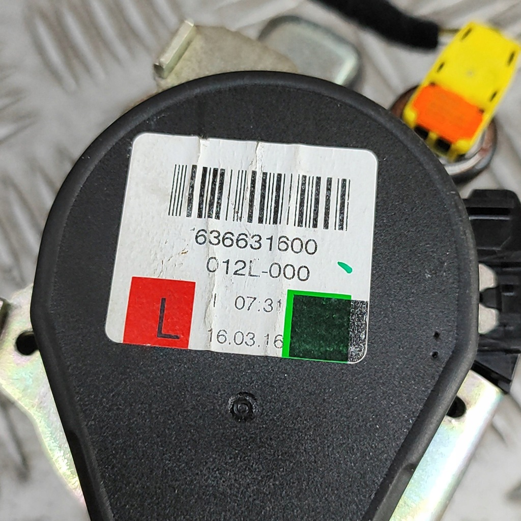 фото №6, Maserati levante 2016 ліва сторона pas безпеки сидіння передній