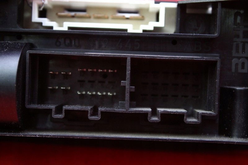 фото №8, Панель управление обдув vw polo 4 iv 9n lift 05-09