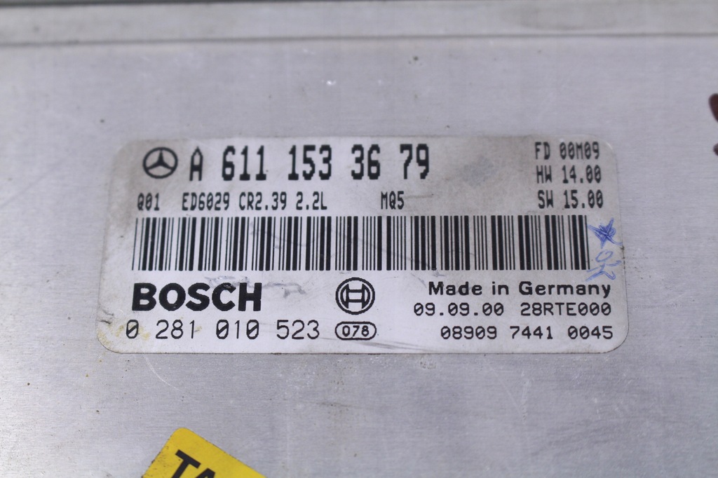 фото №4, Бортовий комп'ютер двигуна mercedes sprinter 2.2cdi