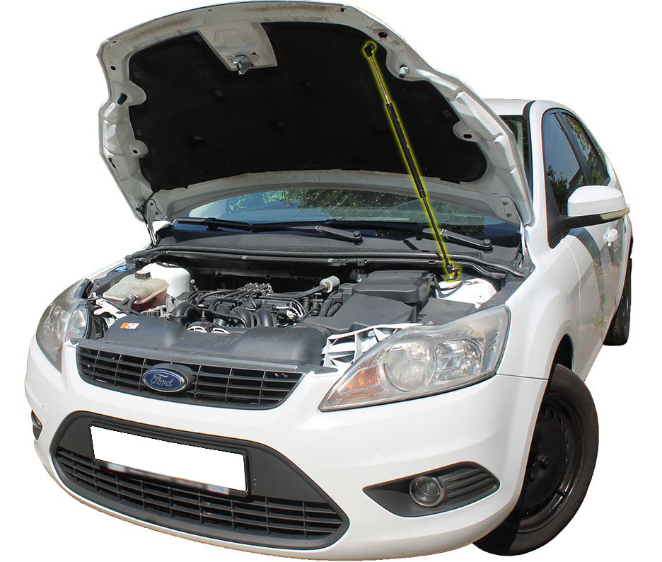 фото №1, Привод амортизатор капот ford focus 2 ii po lift