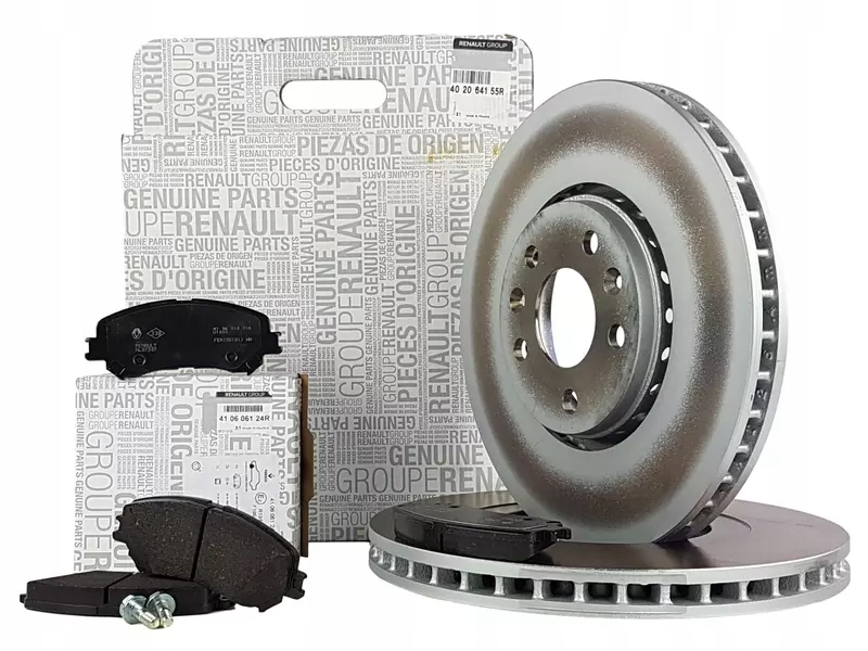 фото №2, Оригинальный номер renault тормозные диски+ тормозные колодки перед talisman 320mm