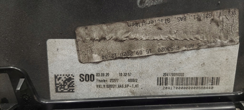 Bmw 3 g20 g21 бампер передний решётки кронштейны 6pdc оригинал basis Оригинал