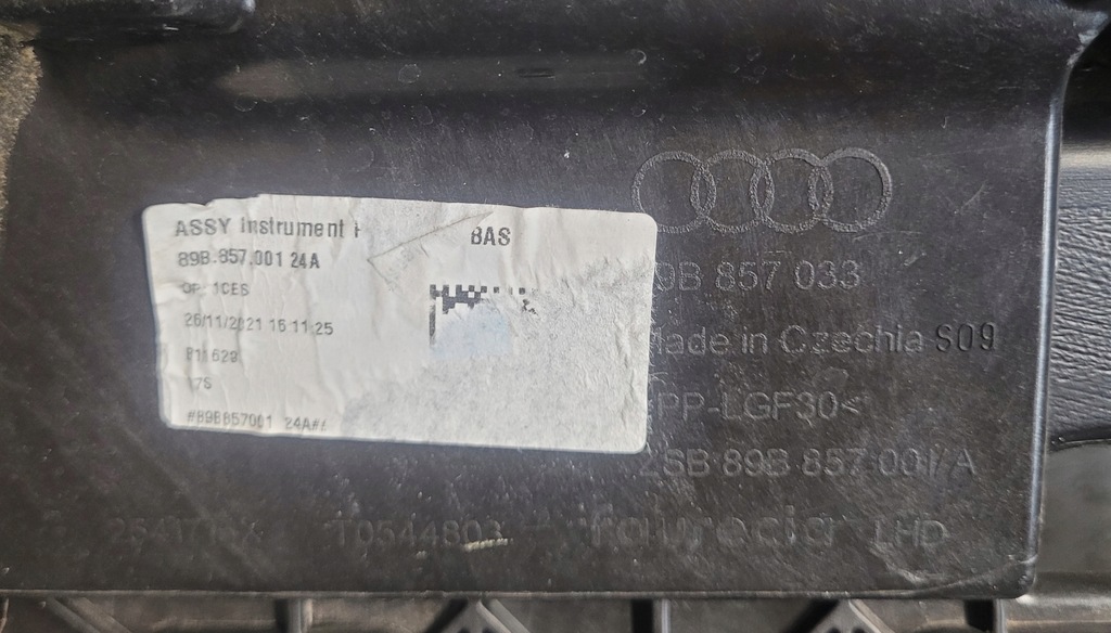 фото №8, Audi q4 e-tron консоль панель приладів панель приладів оригінал 89b857033