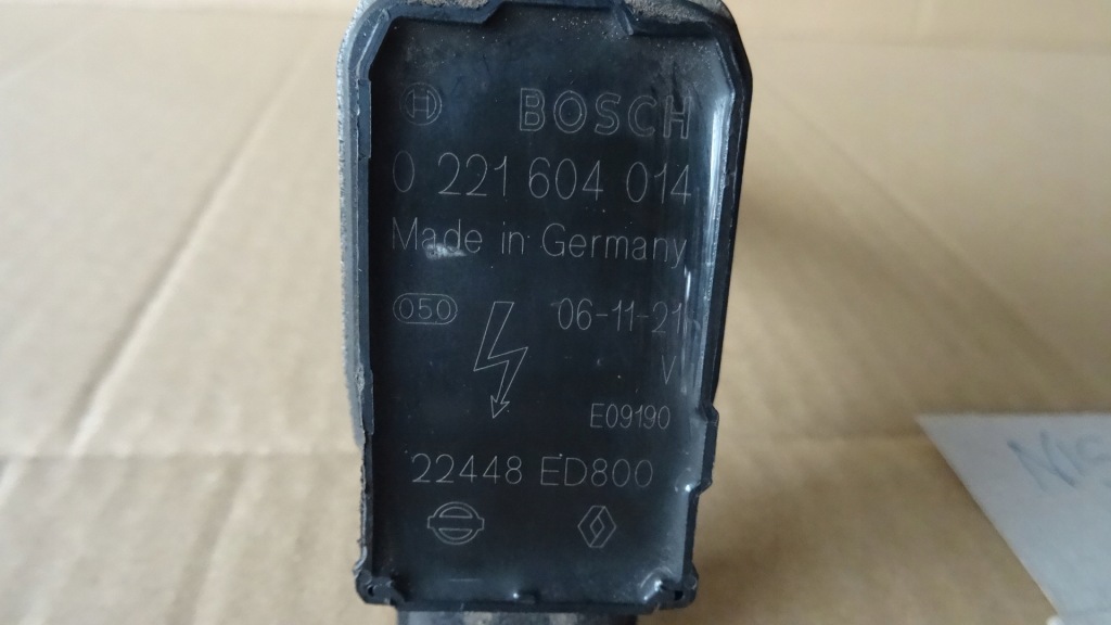 фото №4, Катушка зажигания nissan оригинальный номер 0221604014