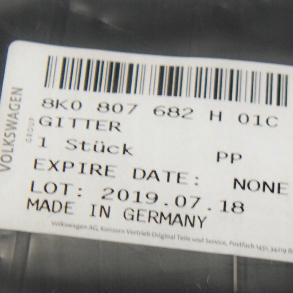 фото №8, Audi a4 b8 allroad бампер правый сторона fog light решётка радиатора 8k0-807-682-h-01c