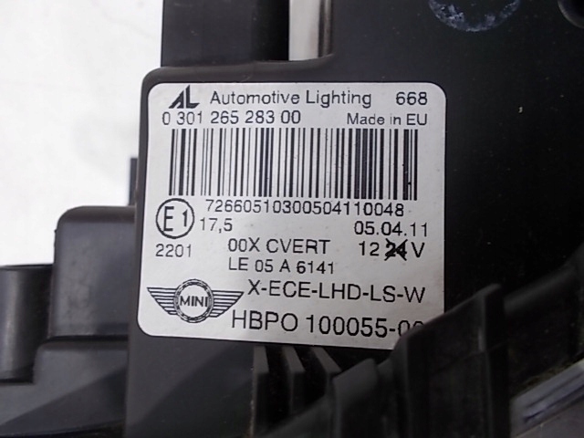 фото №10, Mini cooper one r55 r56 bi ксенон лампа левая org !