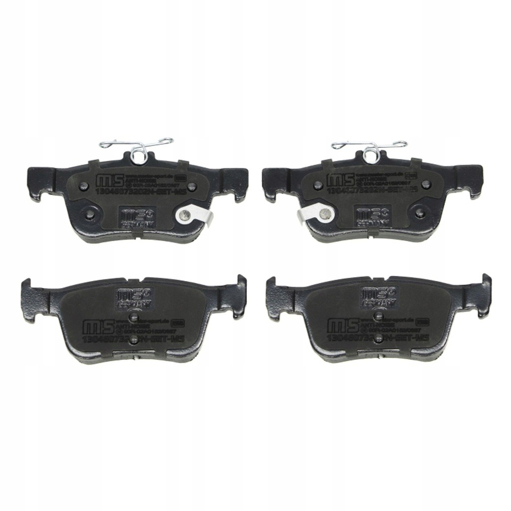 фото №1, Тормозные колодки тормозные "ms" premium kpl. задняя f