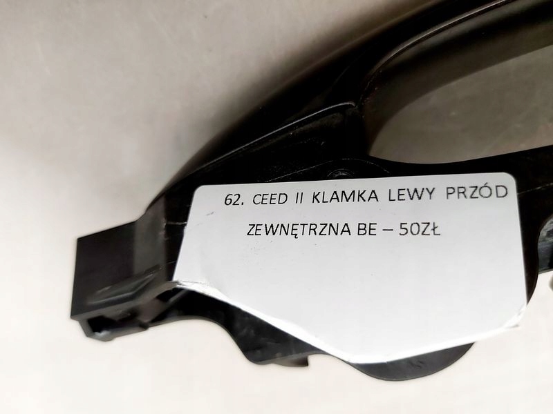 фото №6, Ceed ii ручка наружная дверь левый перед be левая