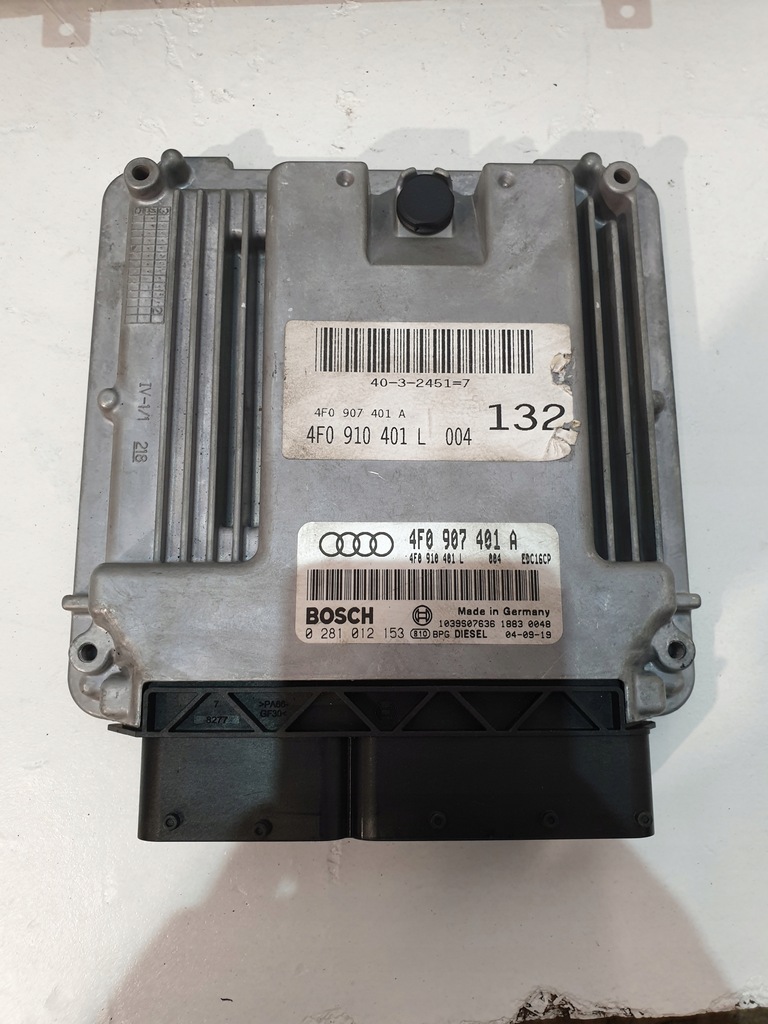 фото №7, Набор стартовый бортовой компьютер 4f0907401a audi a6 c6 3.0tdi 05r