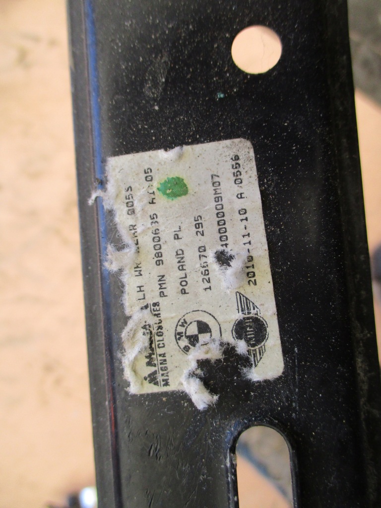 фото №2, Mini r60 countryman підйомник скло лівий задня