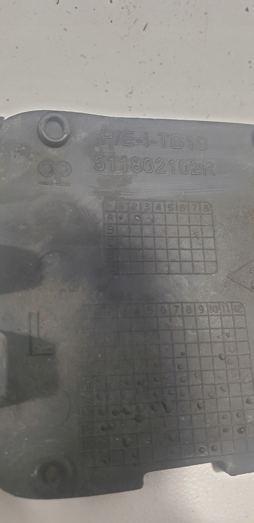 фото №2, Заглушка фаркоп бампера перед renault trafic iii 511802102r