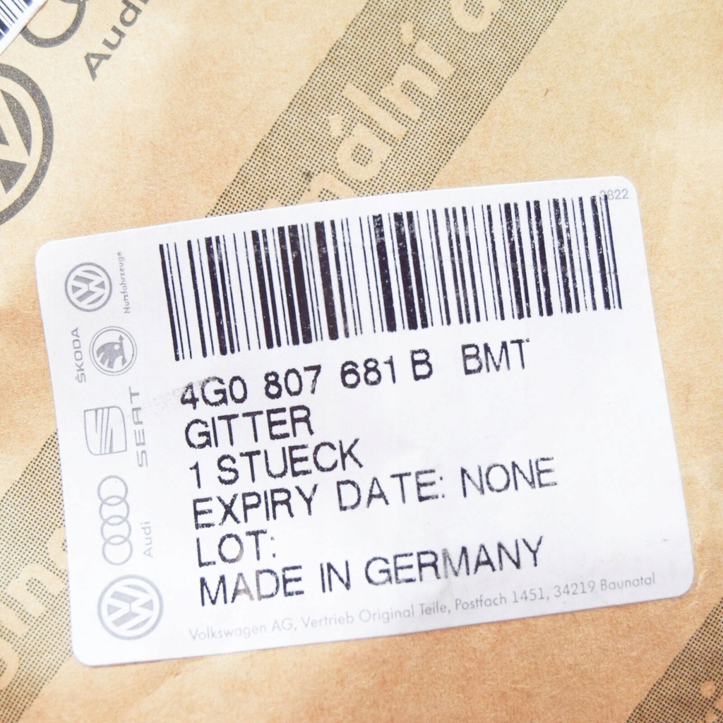 фото №8, Новый audi a6 c7 левая решётка противотуманная 4g0807681bbmt 2012 oem