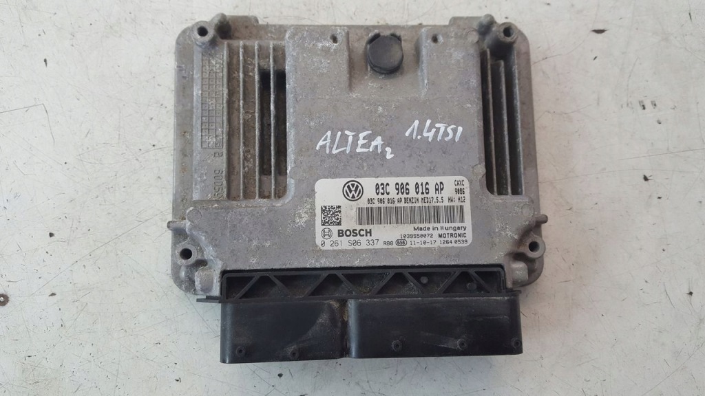 фото №1, Блок управления бортовой компьютер двигателя seat altea 1,4 tsi