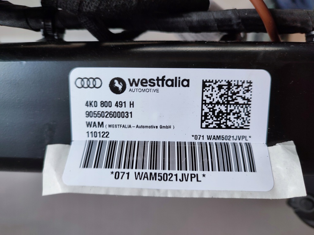 фото №10, Audi a4 s4 b9 8w0 hak буксировочный балка оригинал 8w0800491m