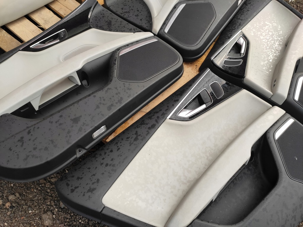 фото №13, Audi a7 4g салон сидіння сидіння s-line заднє сидіння обшивки комплект світла шкіра