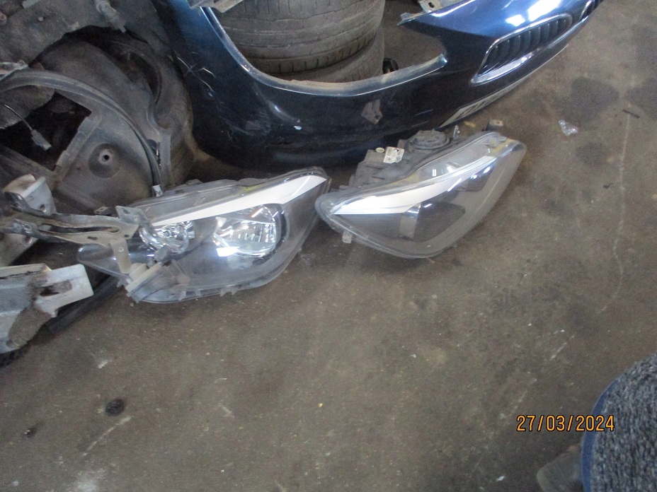 Bmw 1 f20 капот рестайлінг  бампер крило фара ремінь перед b38 в Україні