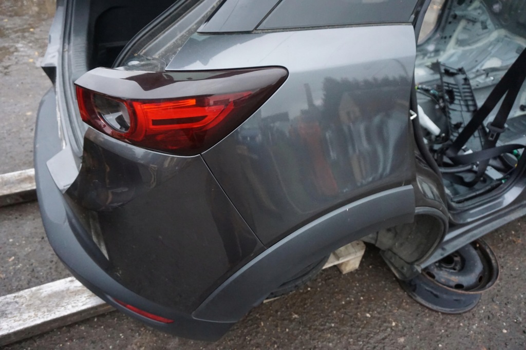фото №11, Mazda cx-3 lift задняя крышка багажника багажника бампер крыло 46g лампа szary 2019rok