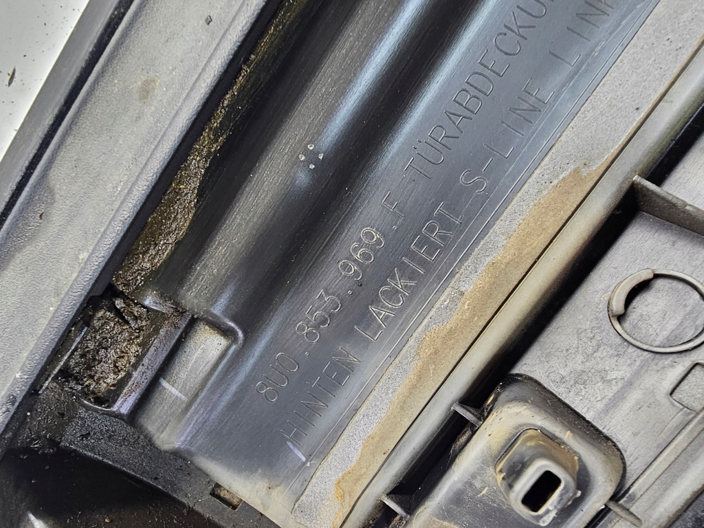 фото №6, Молдинг двері лівий задня audi q3 8u 8u0853969f ly9b