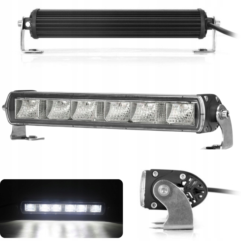 фото №1, Фара drogowy панель led bar + світло do рух dziennej drl led 12v 24v