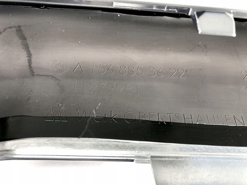 фото №10, Спойлер накладка бампера mercedes a156 w156 gla - aso