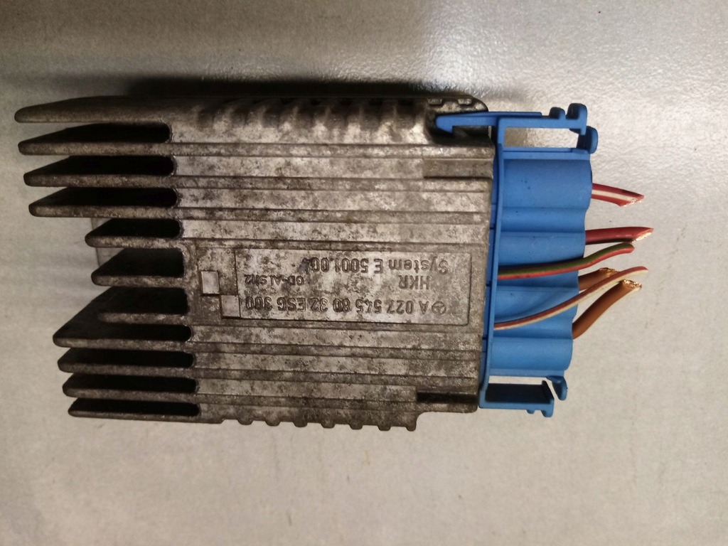 фото №1, Модуль esg вентиляторів mercedes w168 1.6