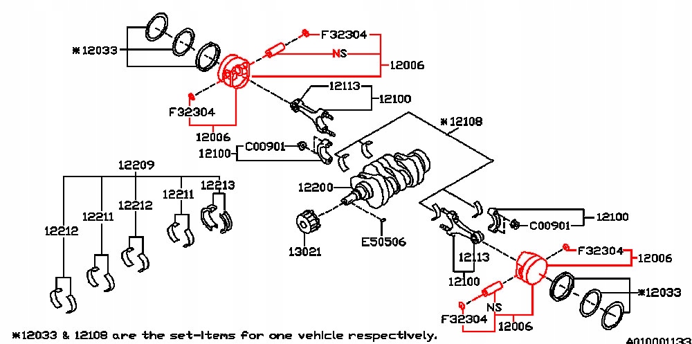 фото №9, Поршень двигуна subaru impreza forester legacy 05-07 ej204 номінал gradacja a