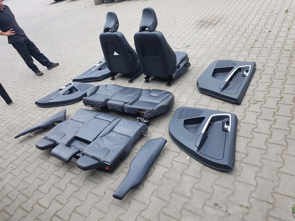 фото №4, Volvo xc60 i 08-13r сиденья кожаный заднее сиденье