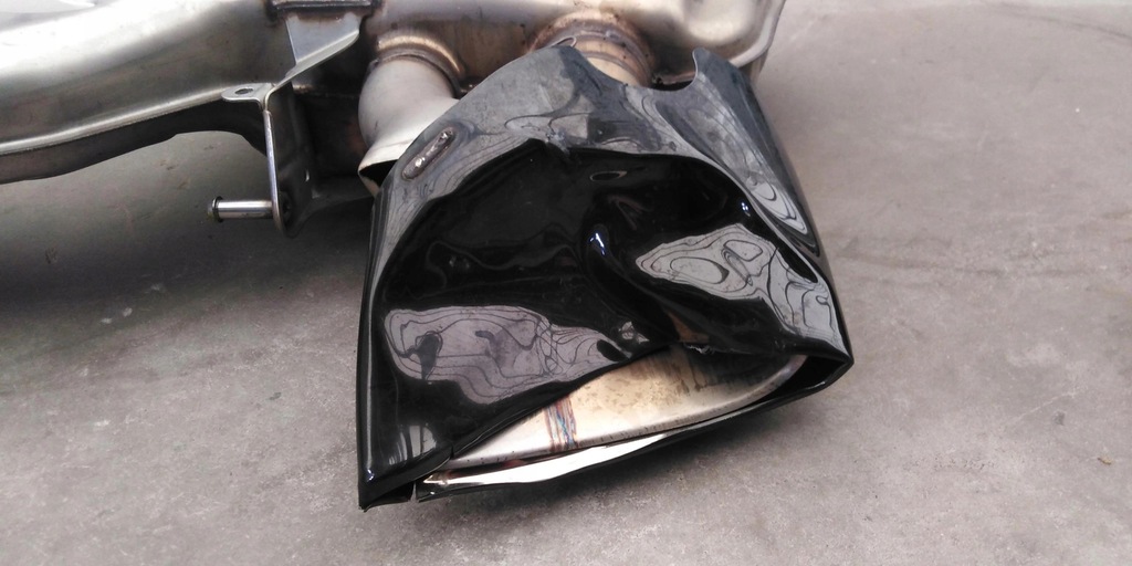 фото №12, Audi rs6 4k c8 4.0 tfsi выхлоп гаситель 4k0253611a 4k0253411m