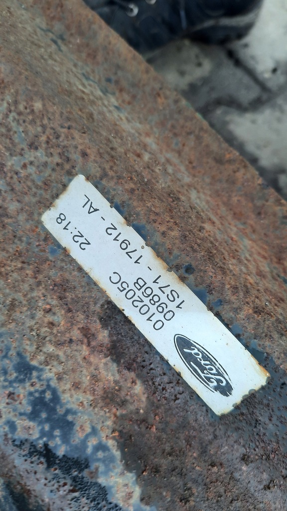 фото №5, Балка бампера задняя 1s71-17912-al ford mondeo mk3 hb