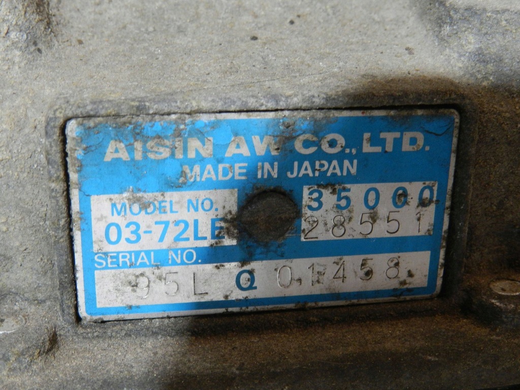 фото №7, Toyota previa i estima 2.2 td коробка передач передач автоматическая коробка передач 03-72le 35000-28551